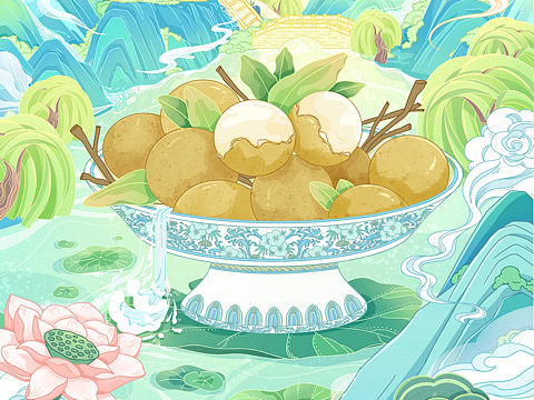 24节气|处暑节气插画海报