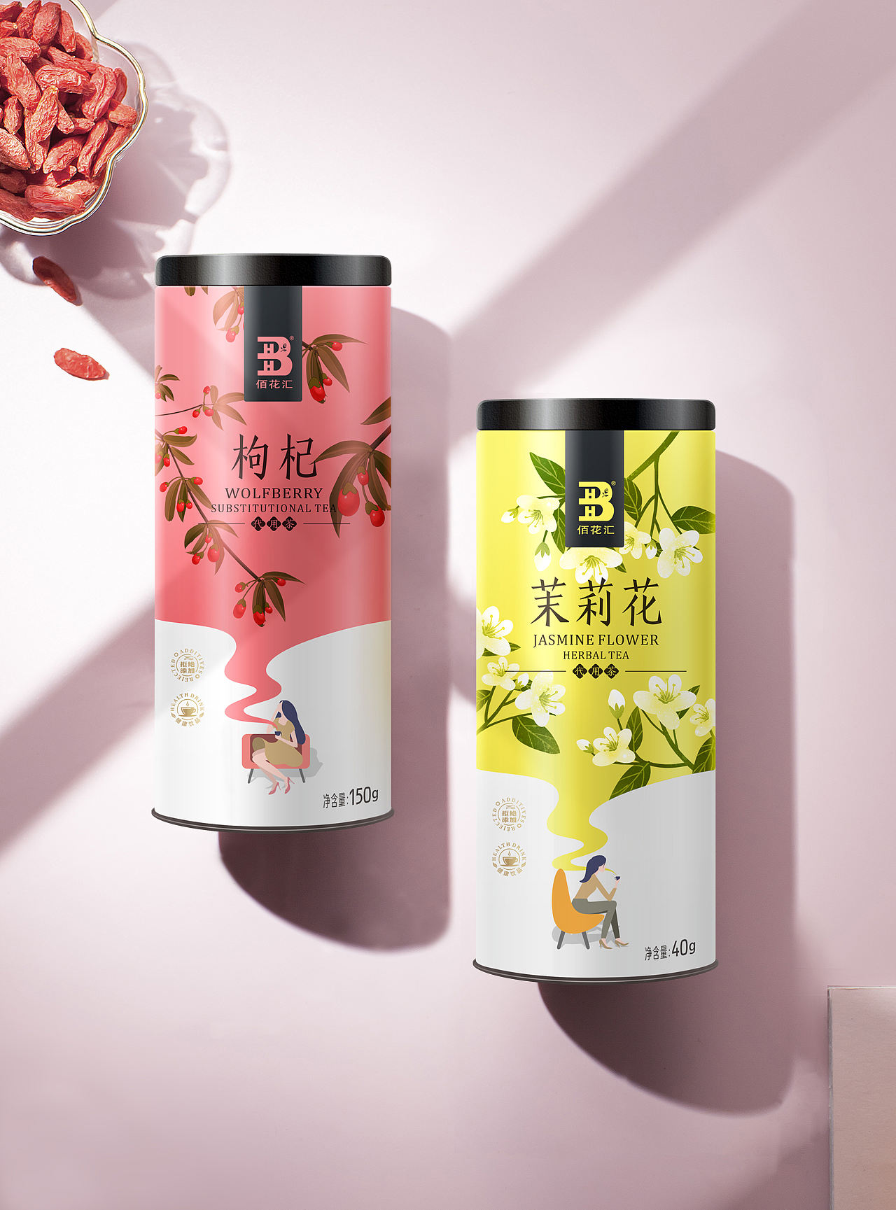 佰花汇 茶香四溢·炫彩上市(图ZMjE5MTU4MDg0) - 包装 - 站酷设计师觉士品牌包装设计原创素材 - 站酷ZCOOL