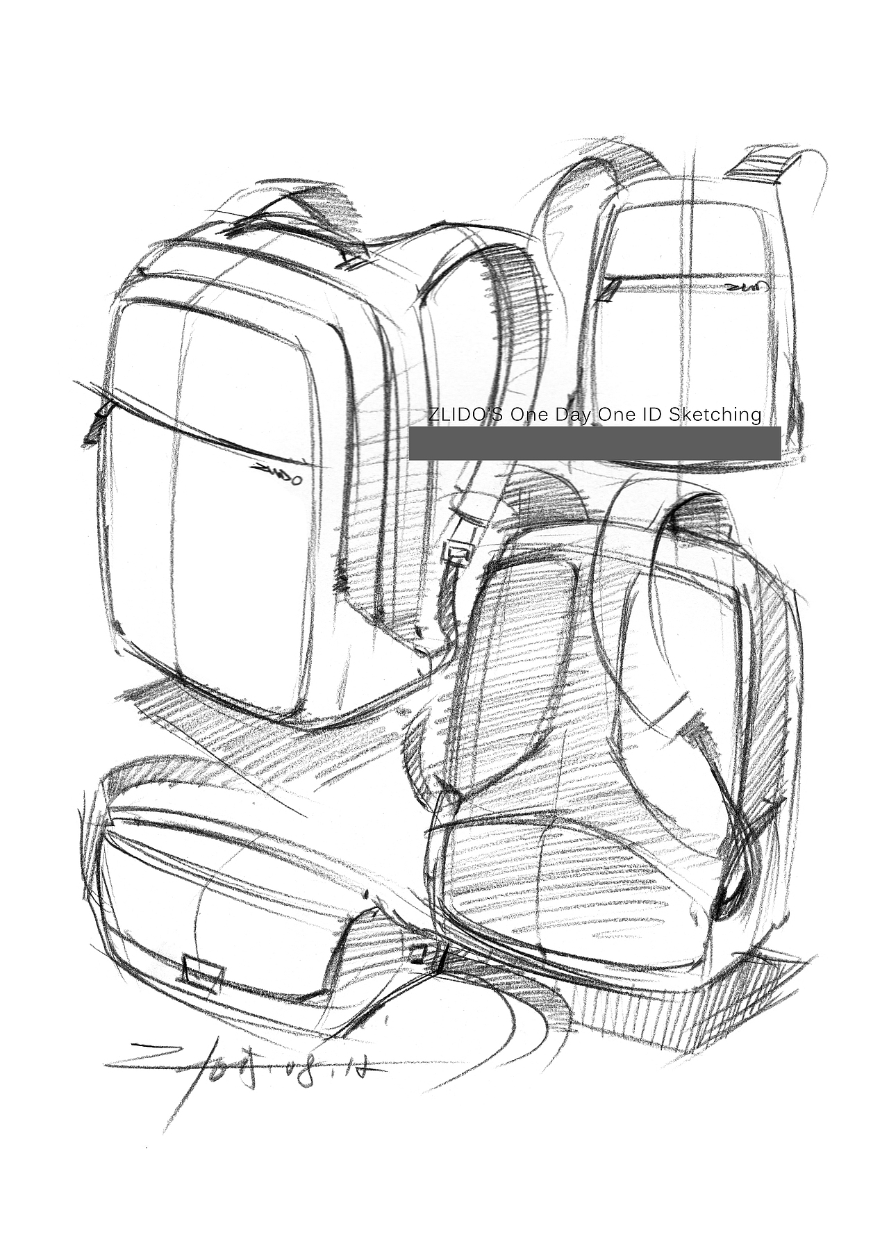 2015产品设计手绘8月 一日一画