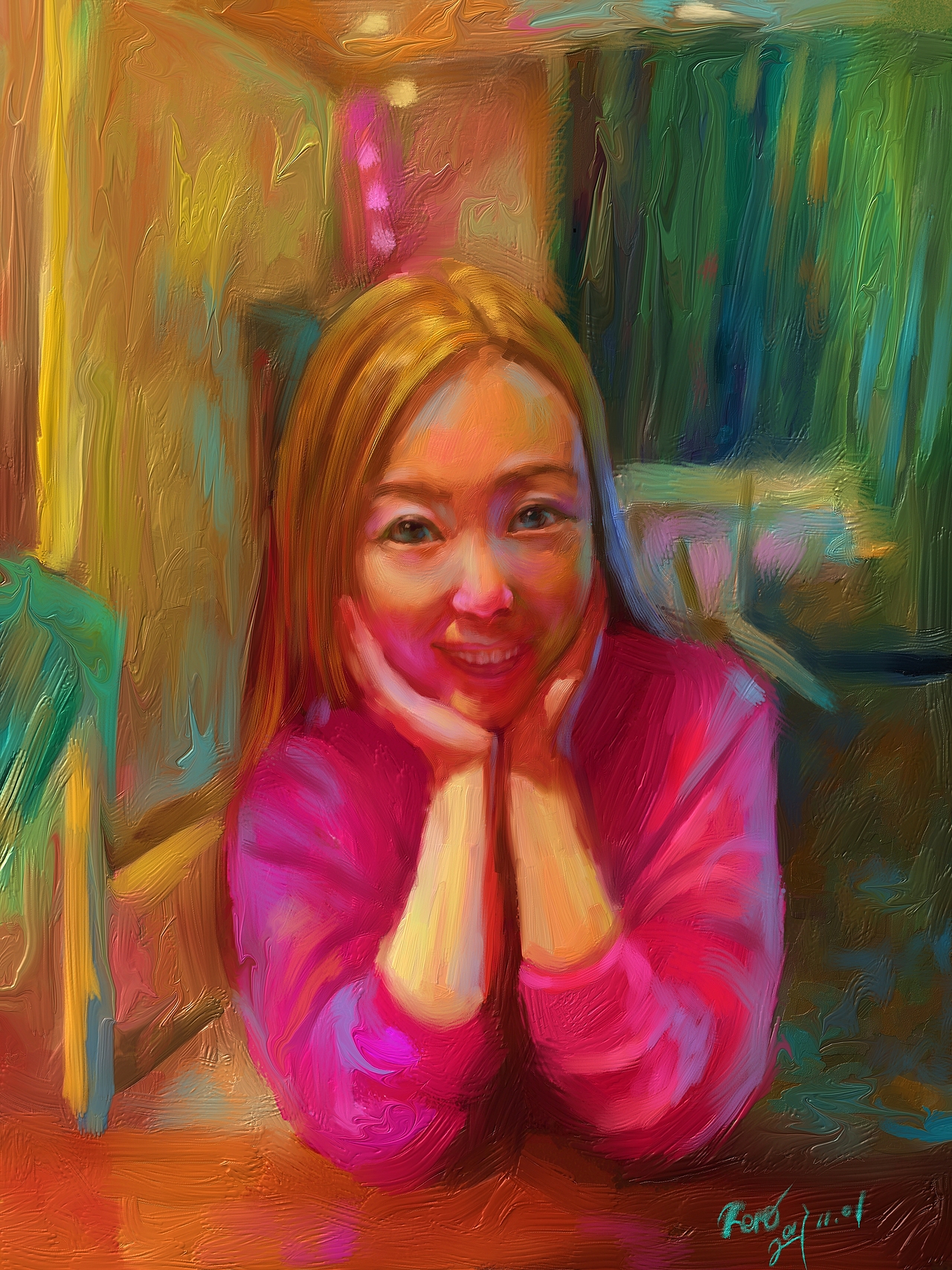 晚饭后（图ZOTU3Nzk5NDg=） - 艺术插画 - 站酷设计师肇裔ZERO泓睿原创素材 - 站酷ZCOOL