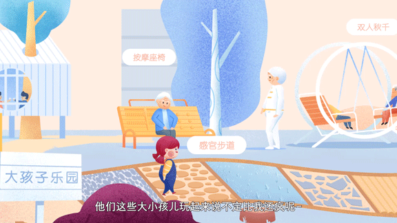 第七区 X 金地集团 地产类社区景观系统MG动画视频