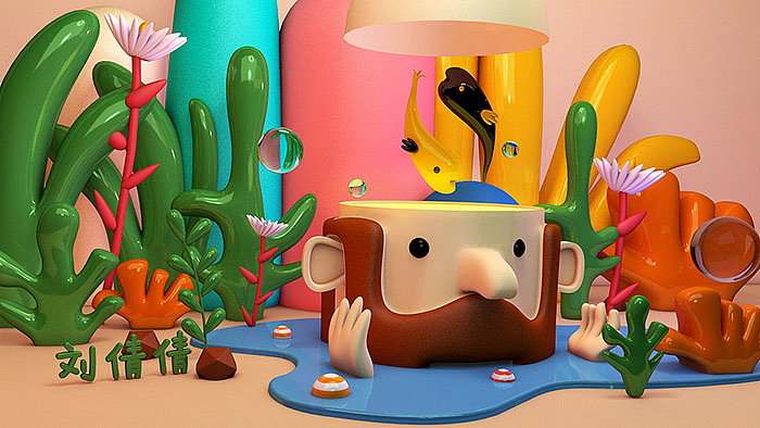 诚筑说学员C4D长期班4周作品