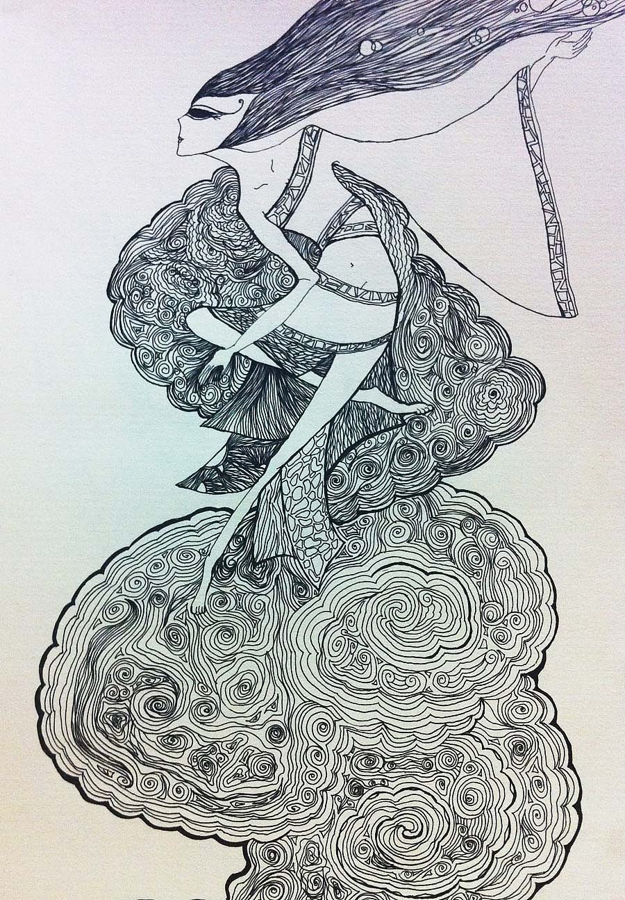 很久很久以前，我手绘了一些画。。。。（图ZMjY0NzAxMDQ=） - 商业插画 - 站酷设计师虫小四原创素材 - 站酷ZCOOL