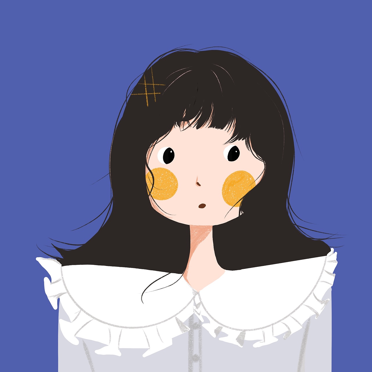 简约风头像插画