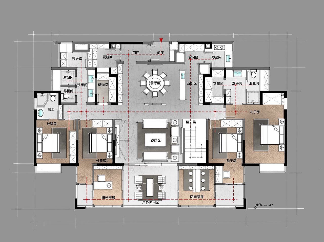 室内手绘作品欣赏（图ZMjM4MjY3NjQ0） - 家装设计 - 站酷设计师纯粹手绘原创素材 - 站酷ZCOOL