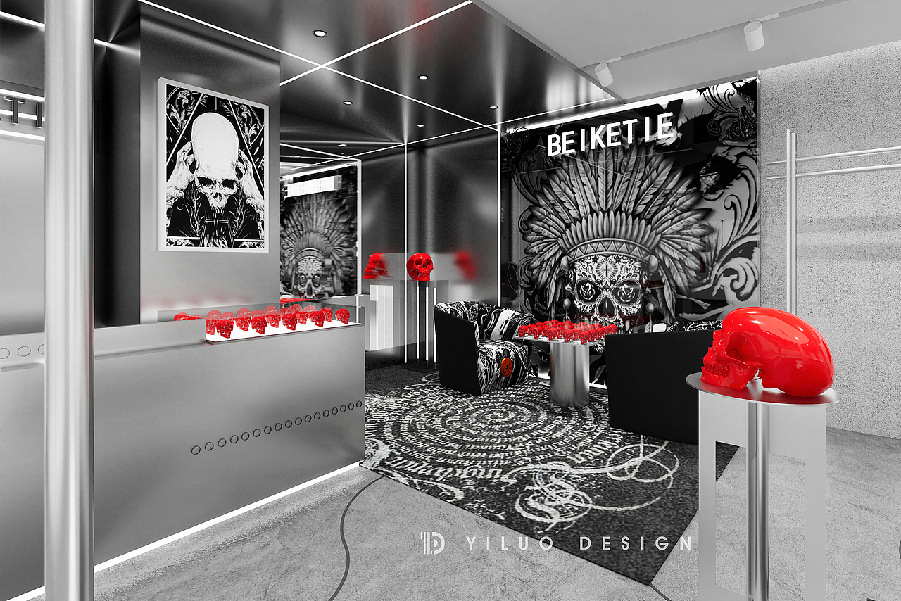 YLD STUDIO｜BEIKETIE服装空间形象设计（图ZMjYzNzMyMTY4） - 商业空间设计 - 站酷设计师一落设计事务所原创素材 - 站酷ZCOOL