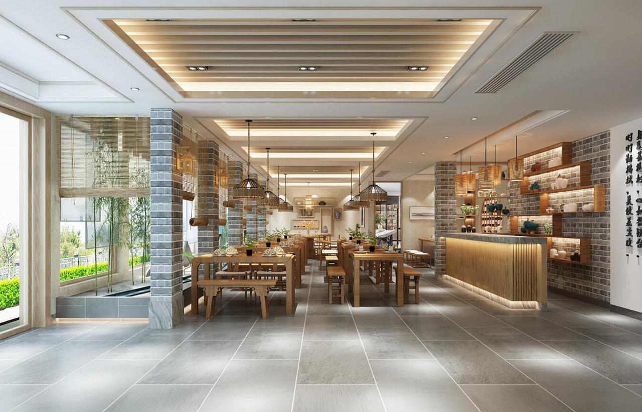 新中式餐厅~（图ZMjUxNzIyNDQw） - 酒店餐饮设计 - 站酷设计师苏梦琪呀原创素材 - 站酷ZCOOL