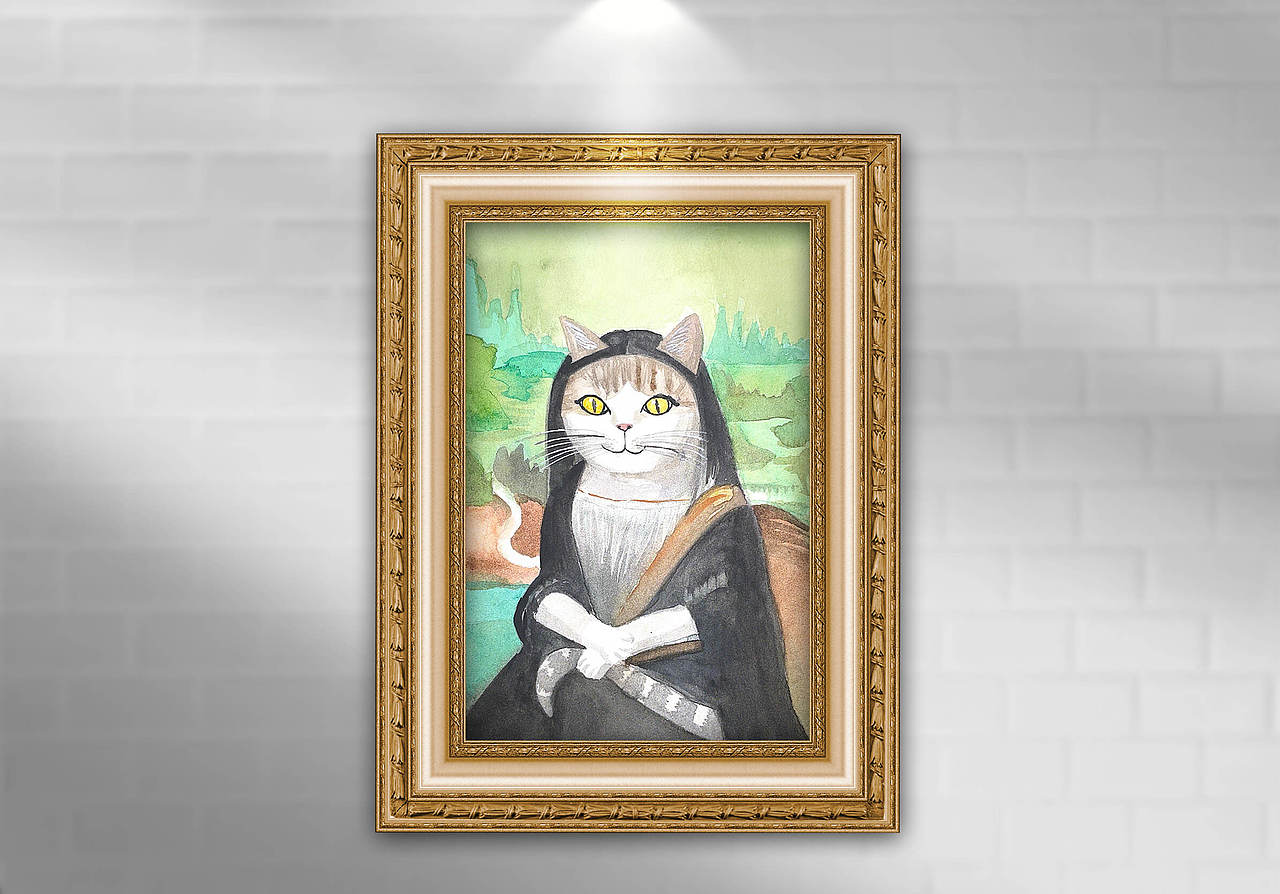 不可思议，猫开画展了（图ZMjc3OTc0MjQ0） - 创作习作 - 站酷设计师torri原创素材 - 站酷ZCOOL