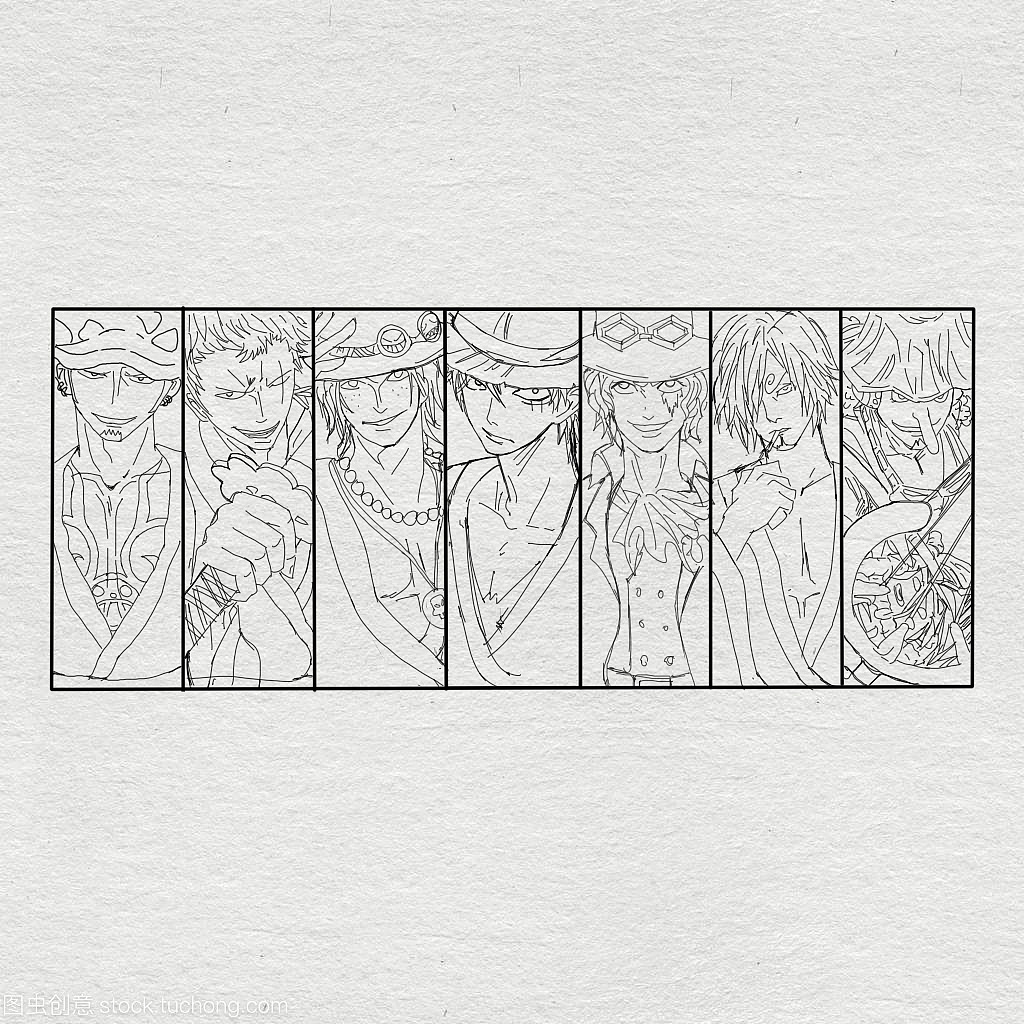 海贼王（图ZMjE3MTM1NTA4） - 新锐潮流插画 - 站酷设计师苏声声漫原创素材 - 站酷ZCOOL