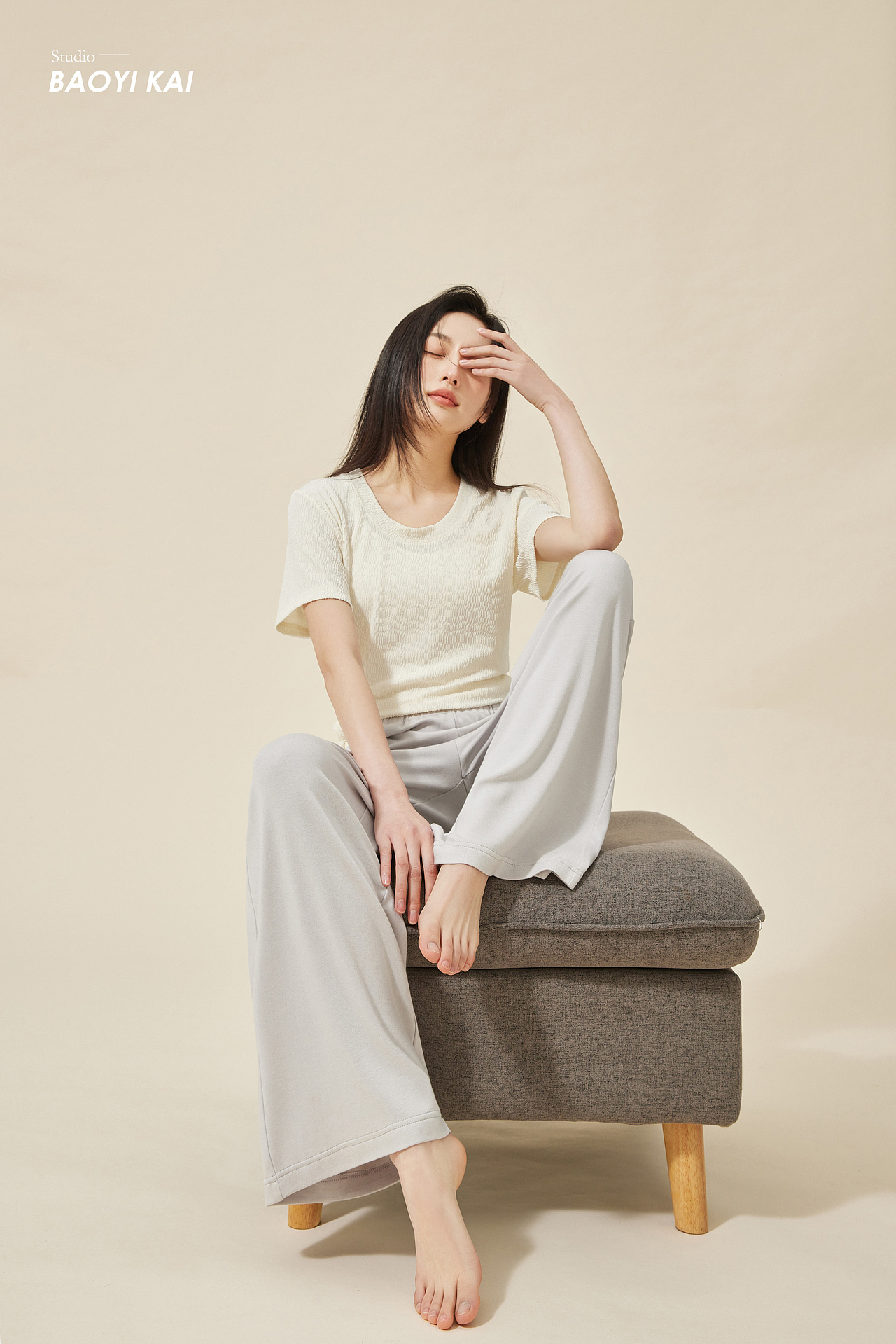 阔腿裤简约风摄影作品分享（图ZMzM2MTkyMTgw） - 人像摄影 - 站酷设计师摄影师包一凯原创素材 - 站酷ZCOOL