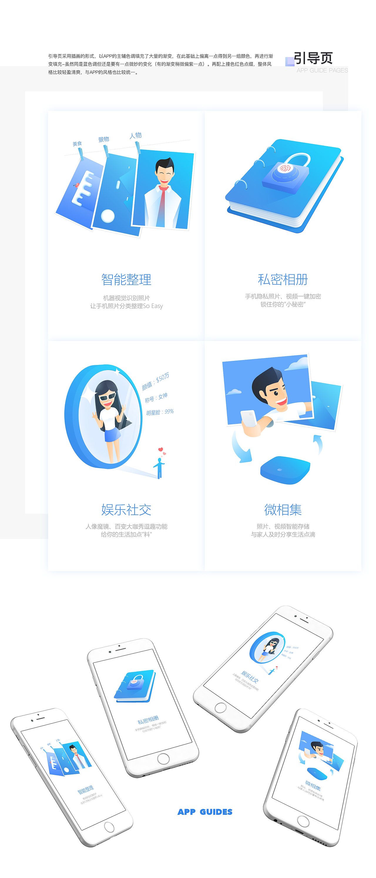 UI、官网、宣传视频全套解决方案 - Facein照片管家