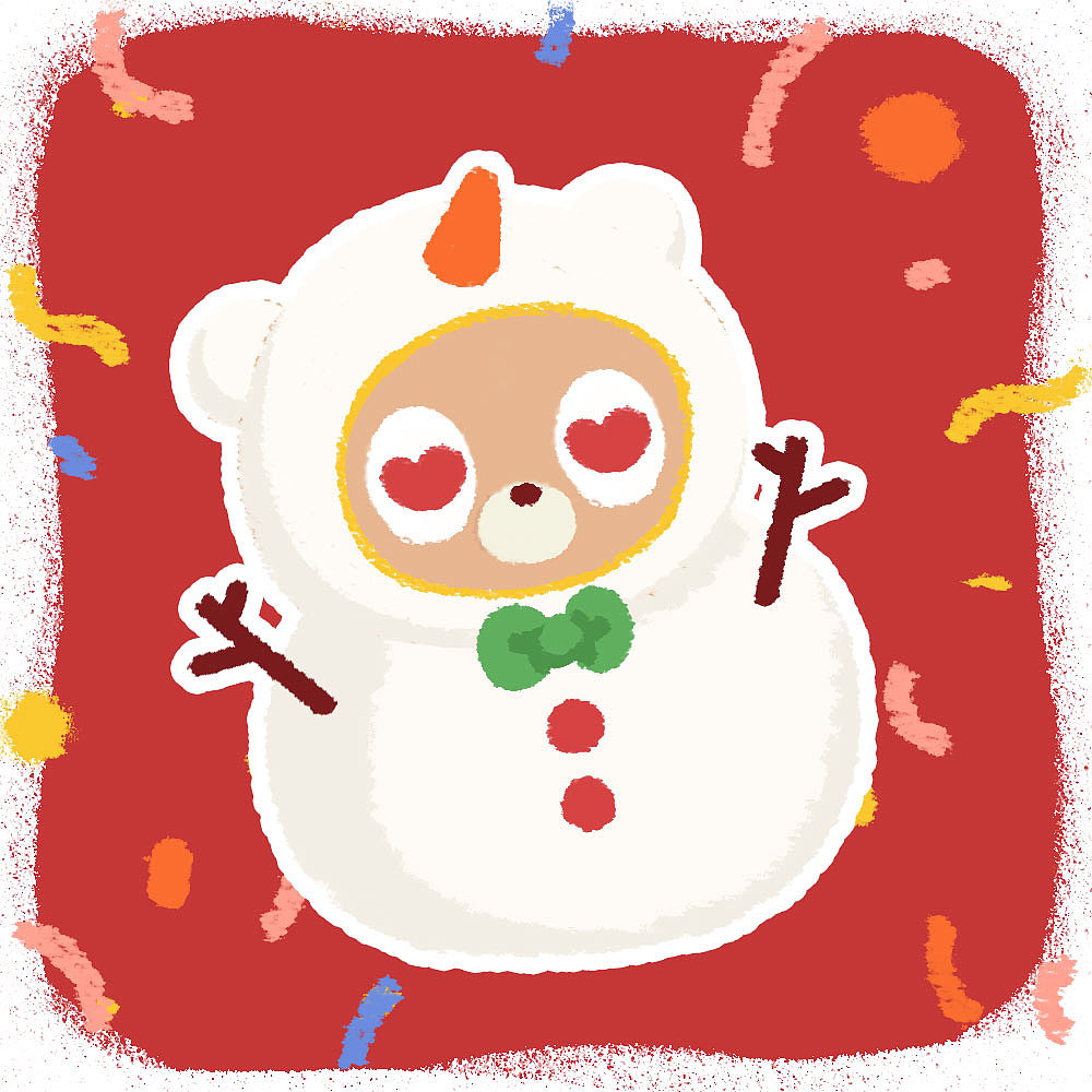 【小度熊圣诞头像上新】