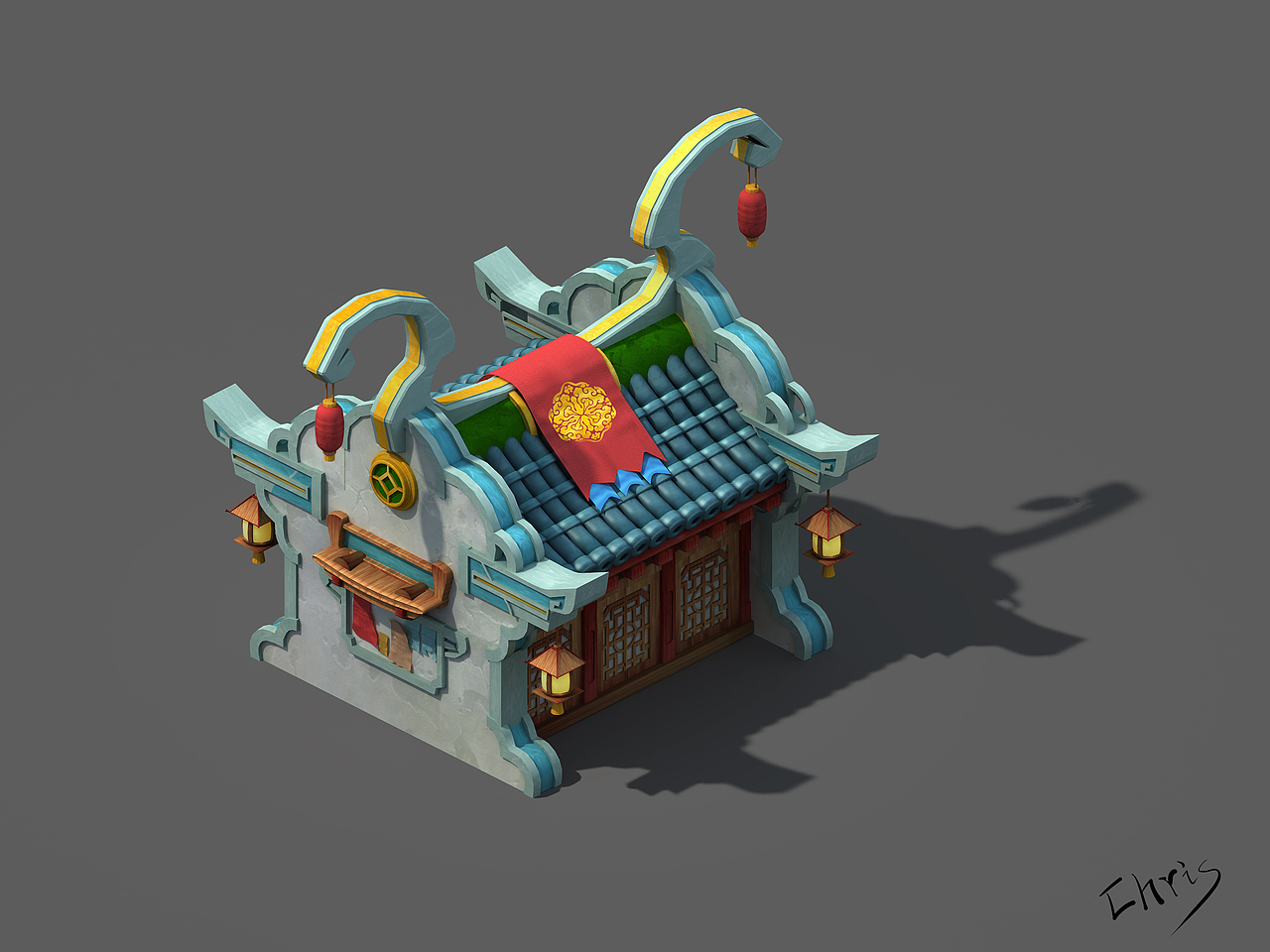 2.5D游戏场景（图ZOTEzODMyNzY=） - 场景 - 站酷设计师Chr1sJ原创素材 - 站酷ZCOOL