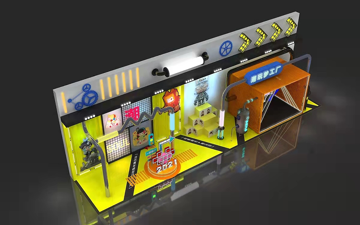 潮玩梦工厂 展会展台 动漫展设计（图ZMjc5NTg2MzAw） - 人像摄影 - 站酷设计师艺空原创素材 - 站酷ZCOOL