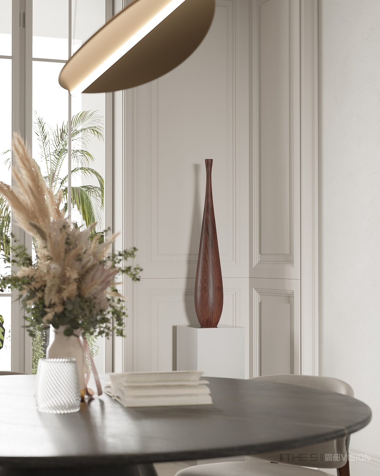 法式现代主义 铁蛋和翠花得新居 一层（图ZMjgxOTIzMTg0） - 家装设计 - 站酷设计师霸都THES原创素材 - 站酷ZCOOL