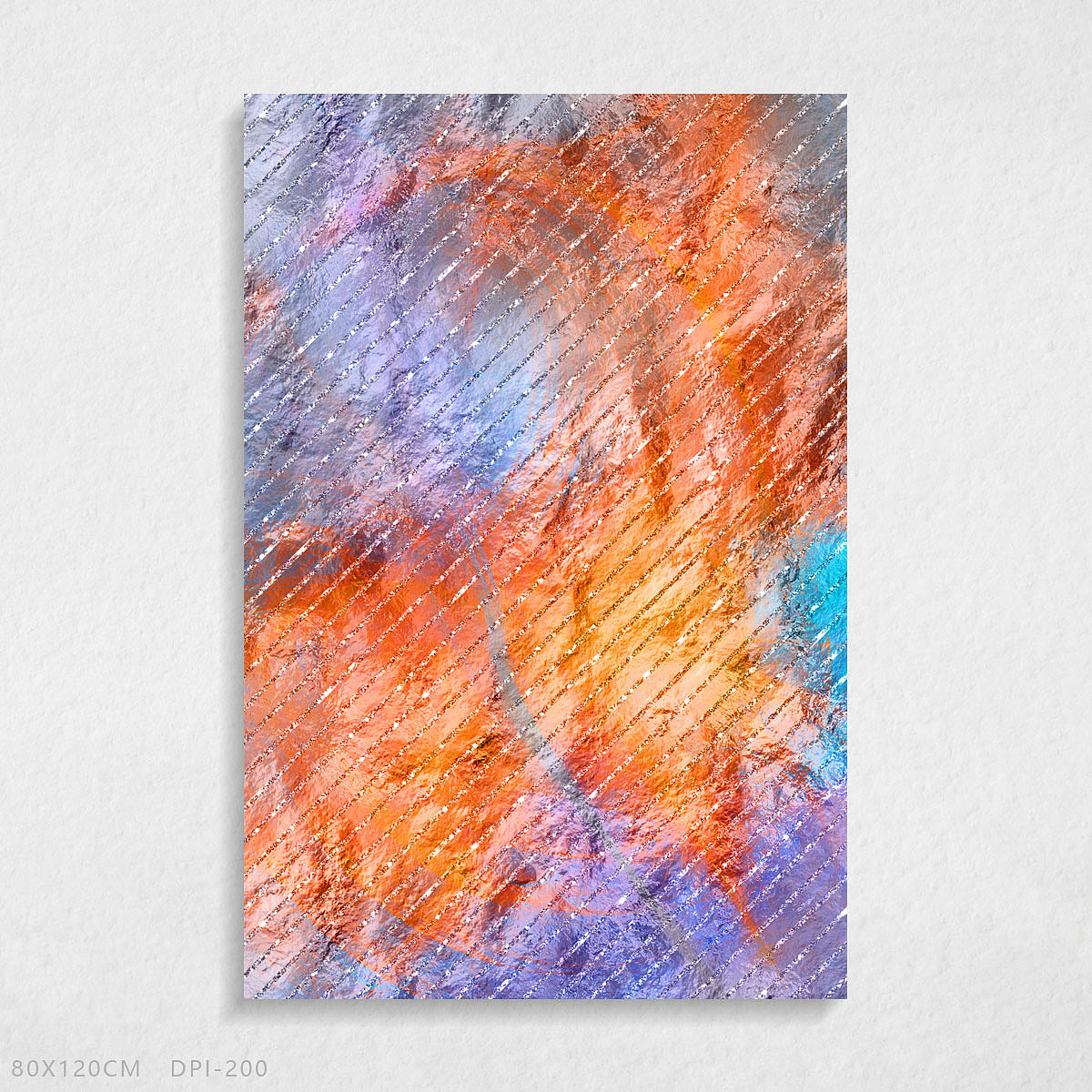 现代抽象迷幻线条艺术装饰画