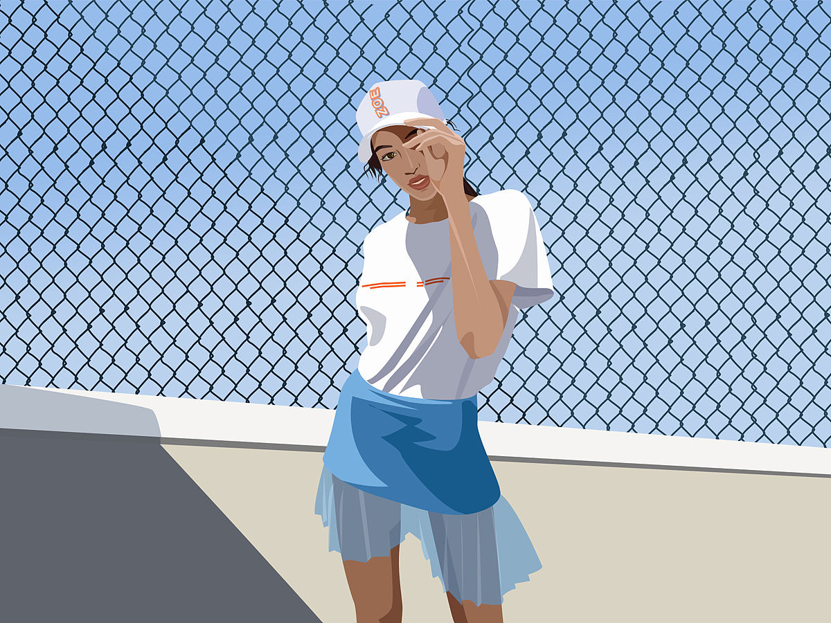 2021插画总结-花儿一样的女孩儿们（图ZMjgyOTU5ODc2） - 商业插画 - 站酷设计师肉小一原创素材 - 站酷ZCOOL