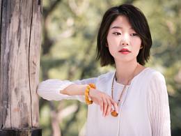 电商蜜蜡模特外景拍摄mo2摩图模特拍摄作品