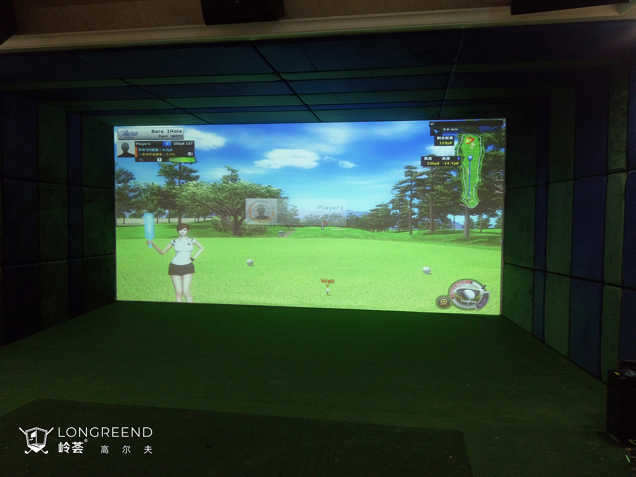 阳江市企业康体中心室内高尔夫模拟器工程项目（图ZMjU0OTY3MDc2） - 舞台美术 - 站酷设计师岭荟科技原创素材 - 站酷ZCOOL