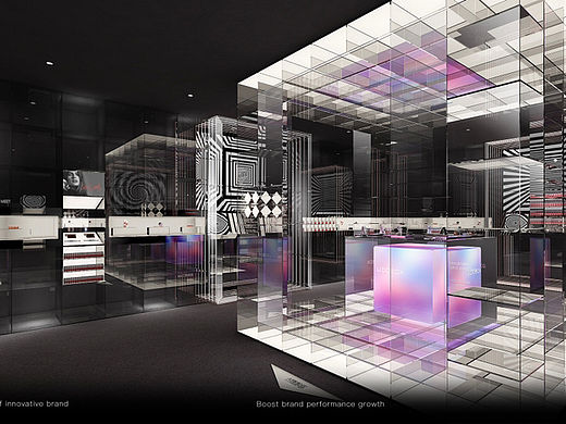 彩妆品牌空间设计