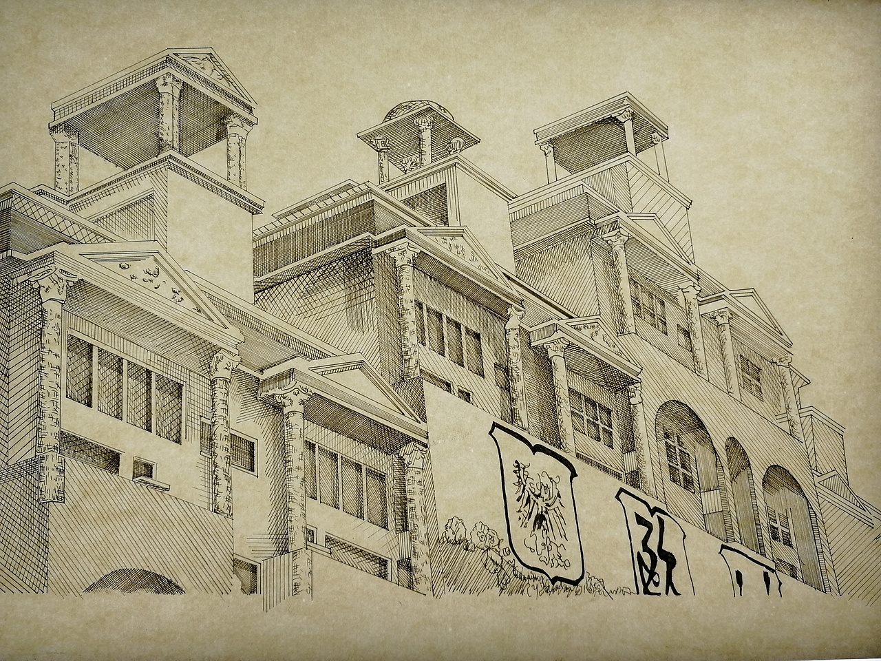 风景速写临摹（图ZMTUyMDg2MjYw） - 其他 - 站酷设计师小云蚁I原创素材 - 站酷ZCOOL