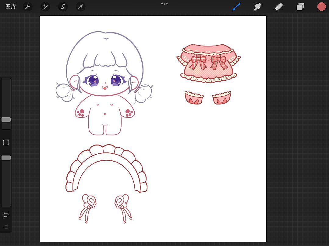 棉花娃娃1（图ZMzI2NTczMTEy） - 儿童插画 - 站酷设计师花小圣原创素材 - 站酷ZCOOL