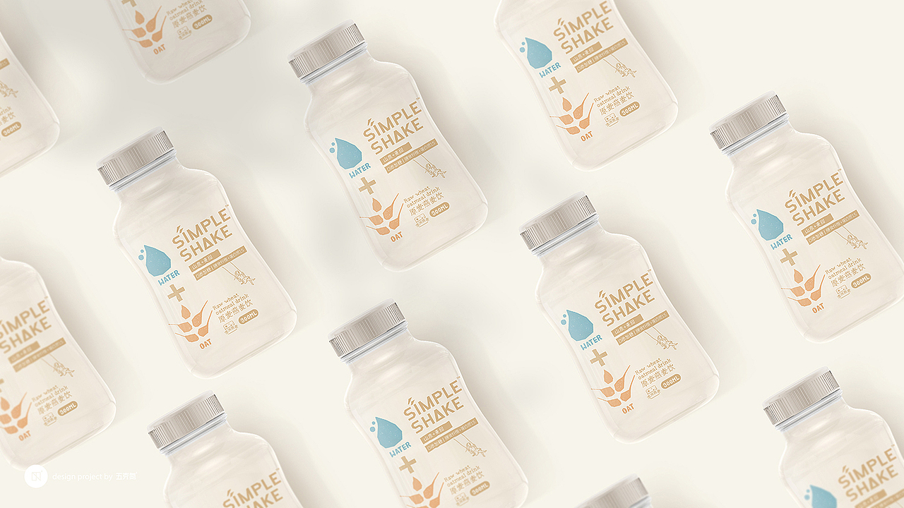 五克氮²×SimpleShake | 燕麦乳 健康饮品包装设计(图ZMjUyNjA1MTMy) - 包装 - 站酷设计师五克氮创意设计原创素材 - 站酷ZCOOL