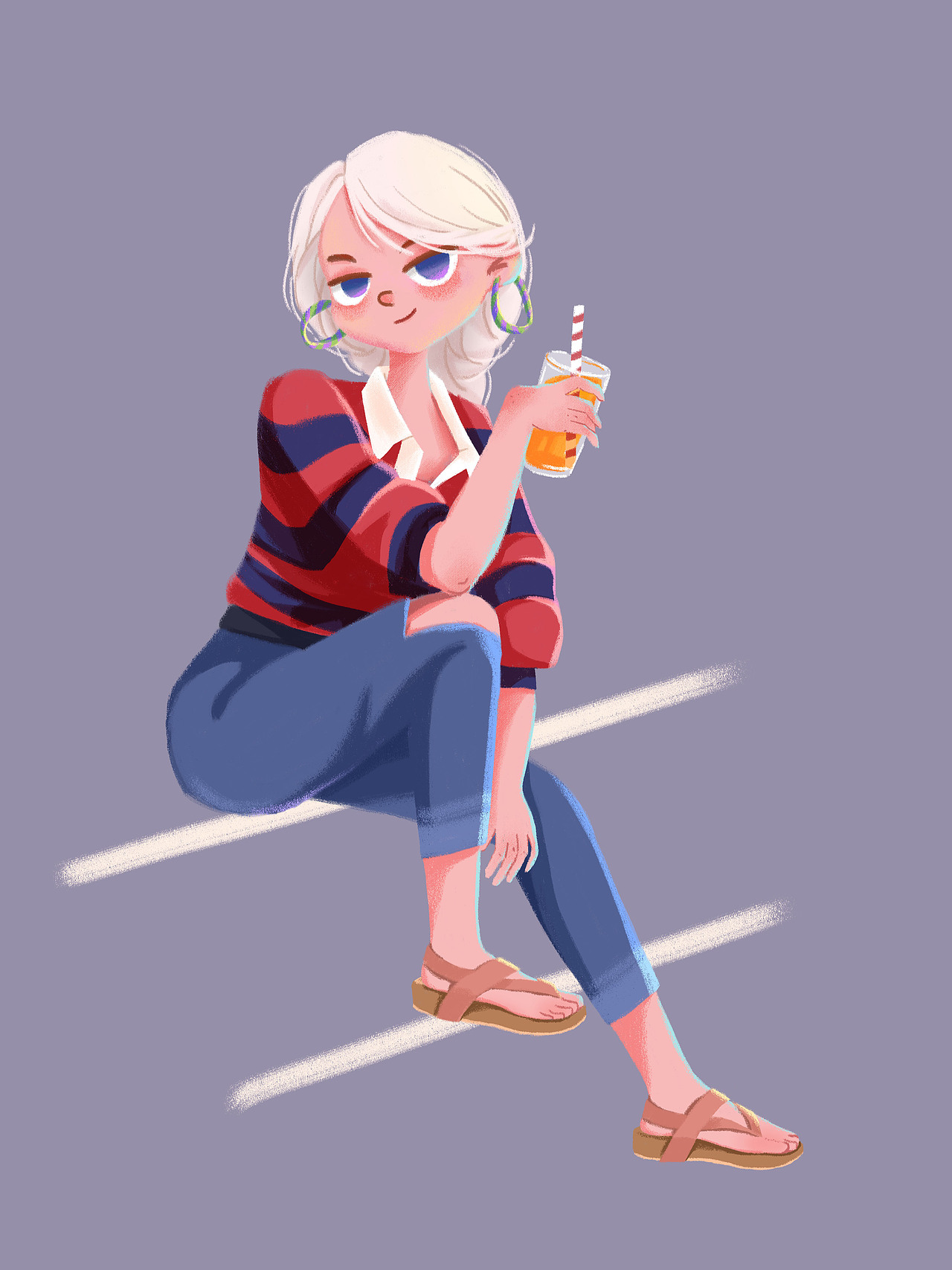 酷酷拽拽小女孩