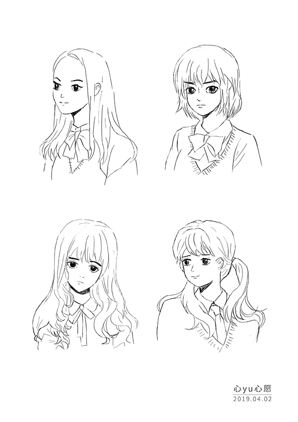 插画作品整理（图ZMTg1ODQ3OTY0） - 创作习作 - 站酷设计师心yu心愿原创素材 - 站酷ZCOOL