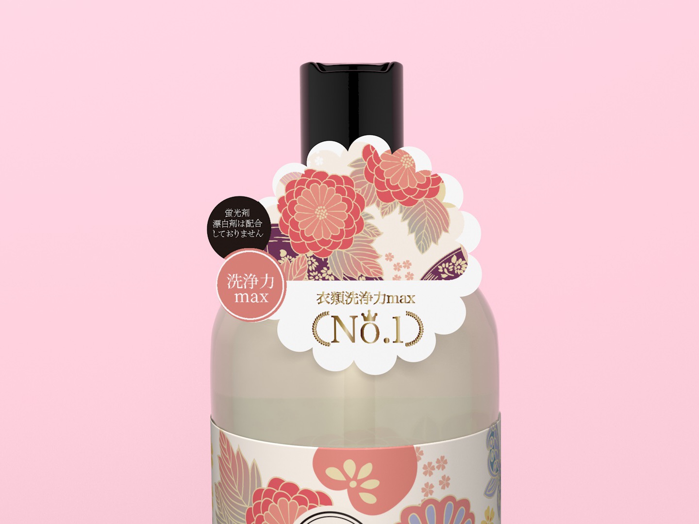 日本Laundry Labo｜植物酵素香氛洗衣液瓶贴设计