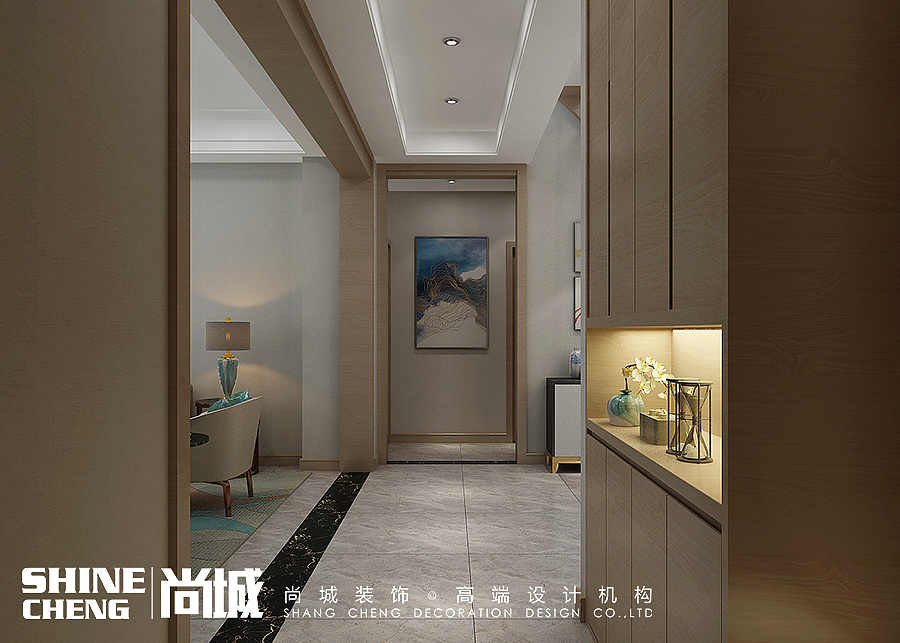 泰安国悦府上叠户型现代简约装修效果图