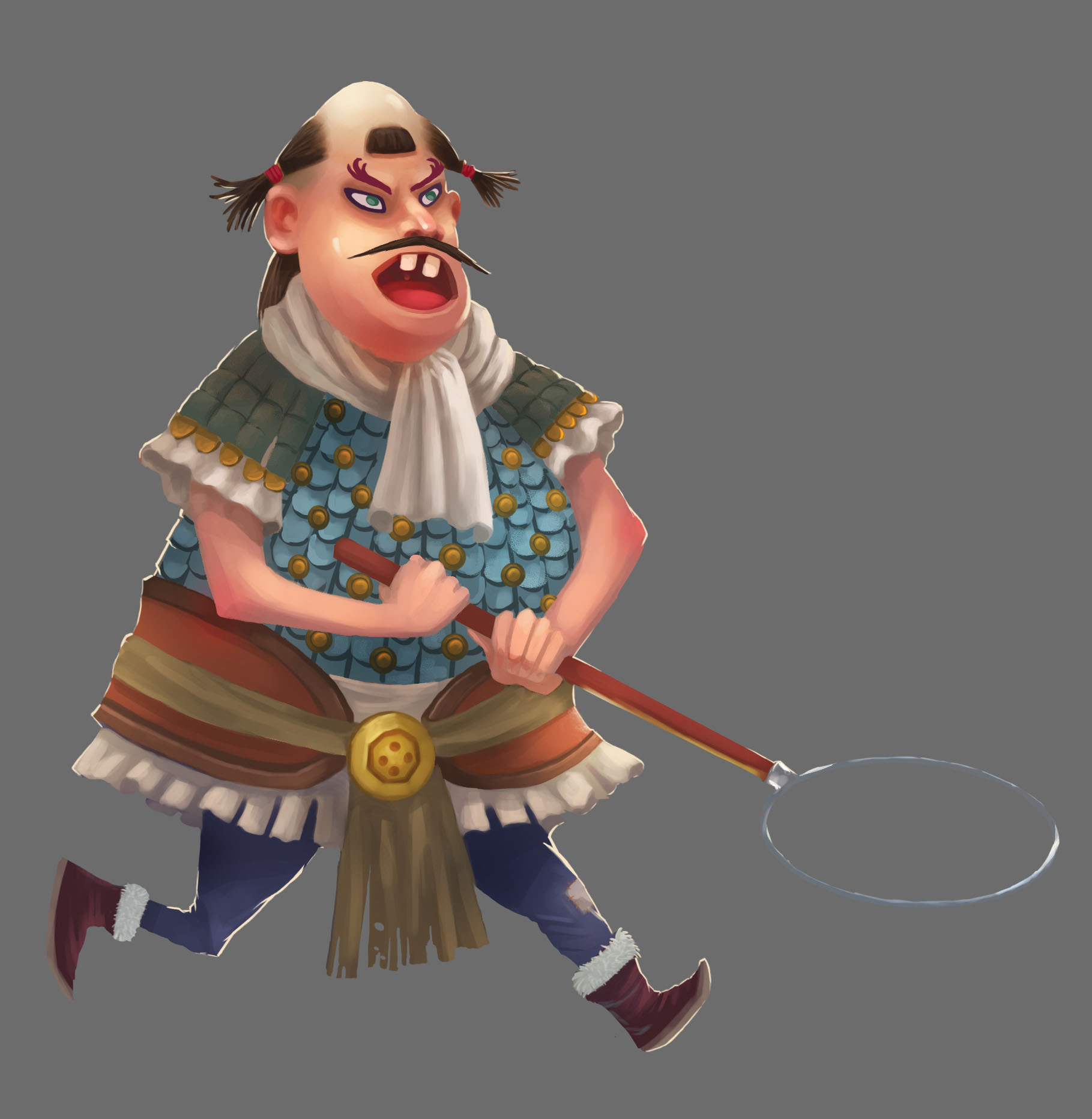 几个自己创作的欧美q版角色|插画|游戏原画|白雀城人 - 原创作品