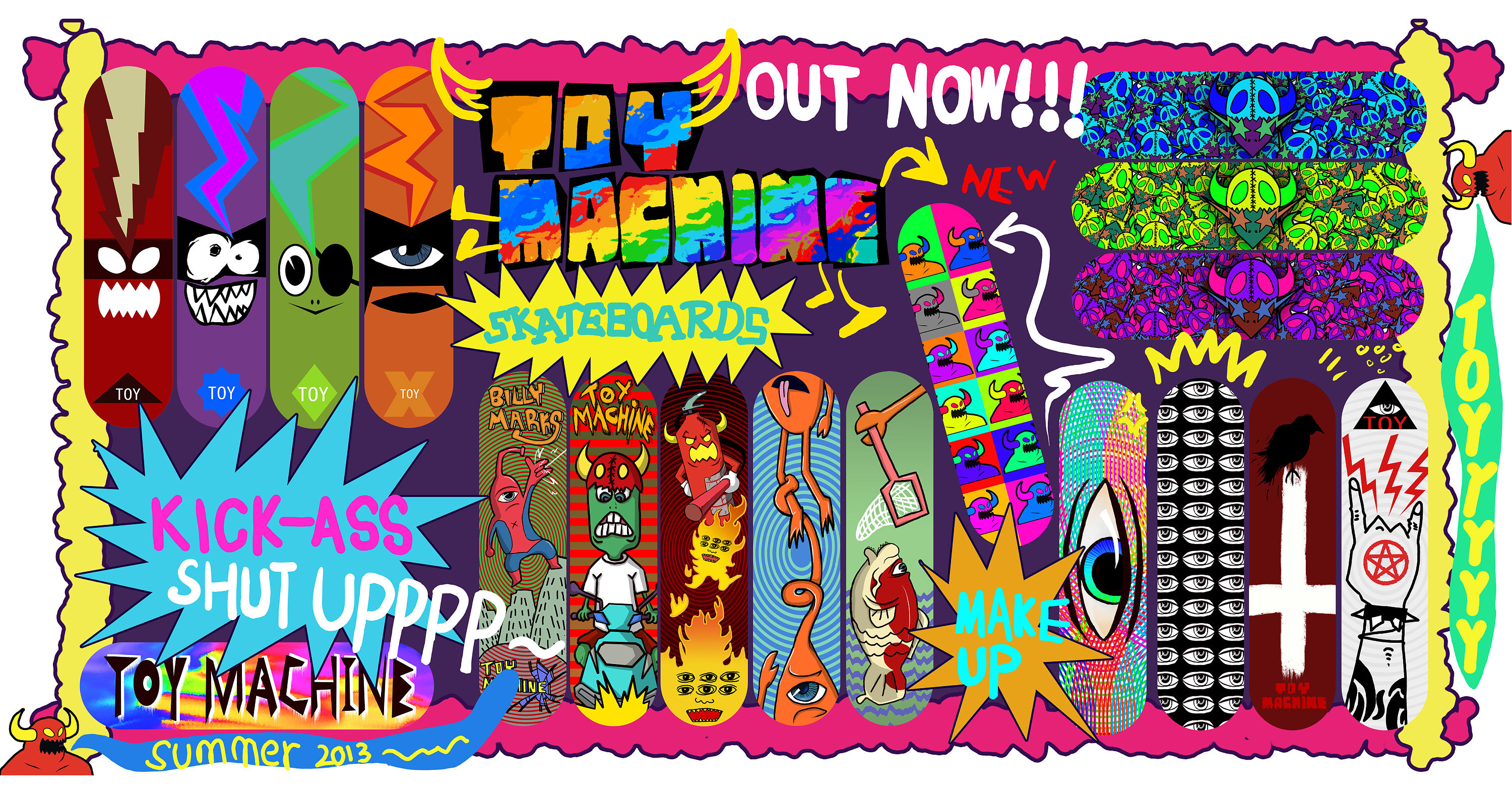 toy machine 板面设计