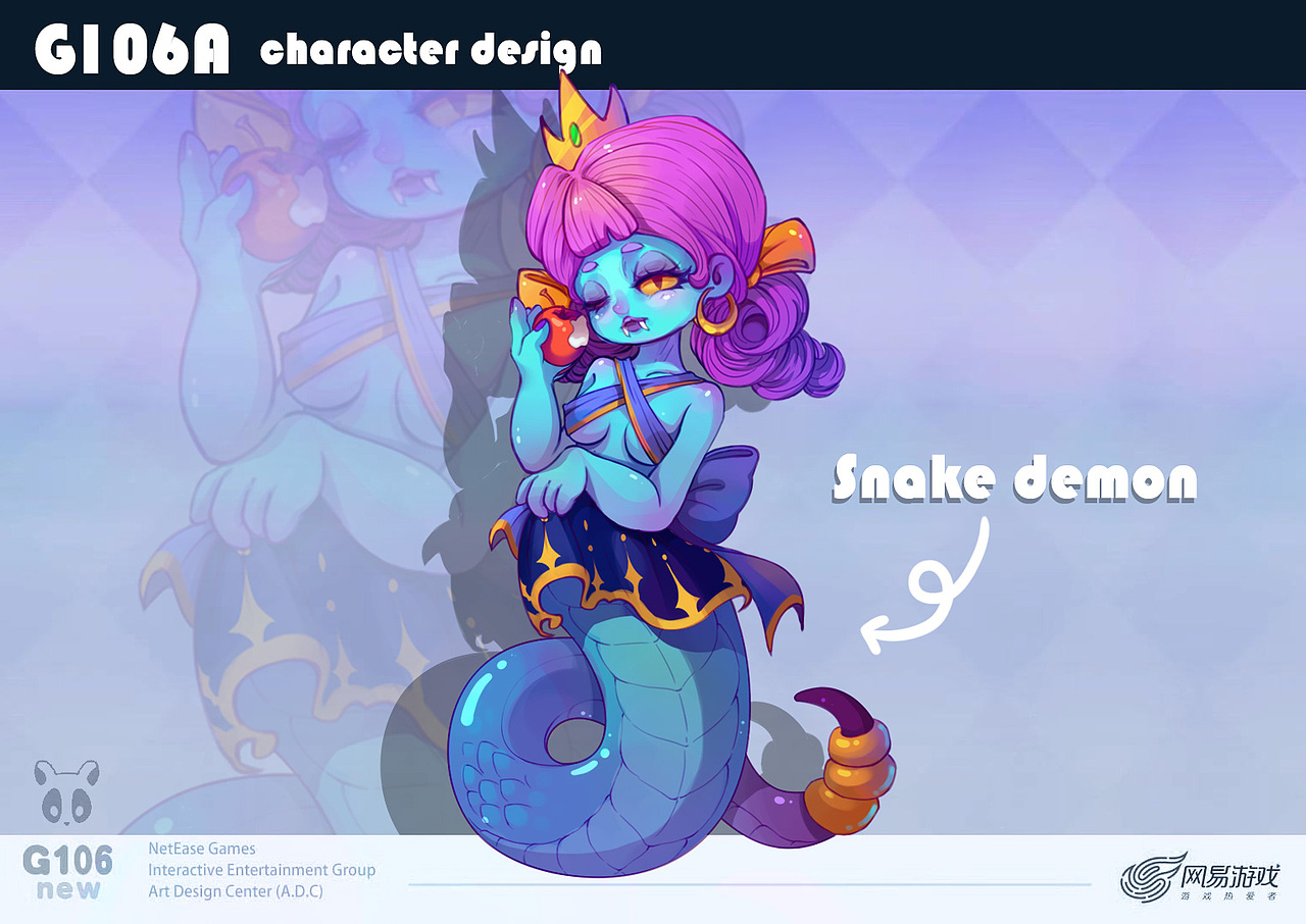 为鬼屋项目制作的各种鬼怪设定图