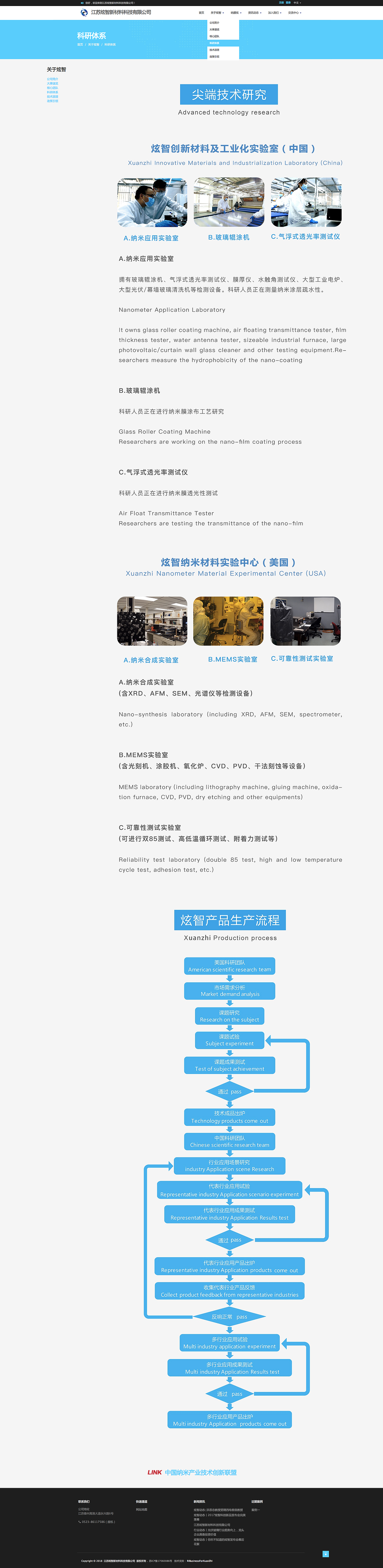 企业官网-炫智科技(纳米产品)