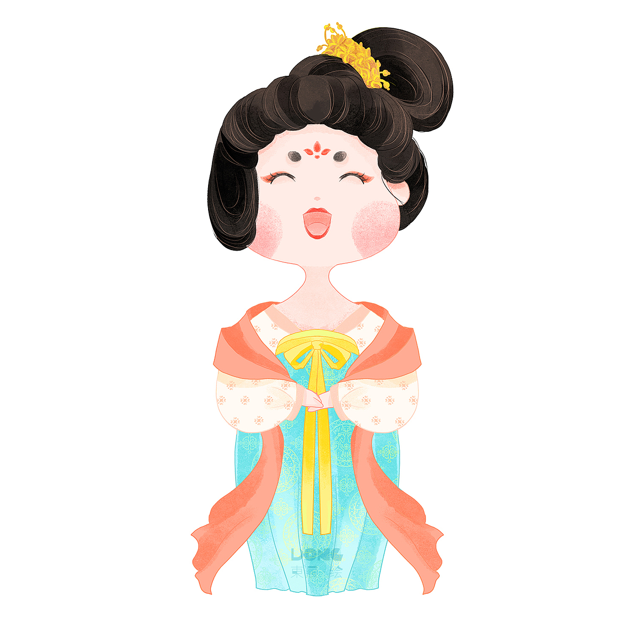 胖达哒笑呵呵的十八只唐朝小美人儿（图ZMjE5Nzk0NjQ0） - 商业插画 - 站酷设计师東晨原创素材 - 站酷ZCOOL