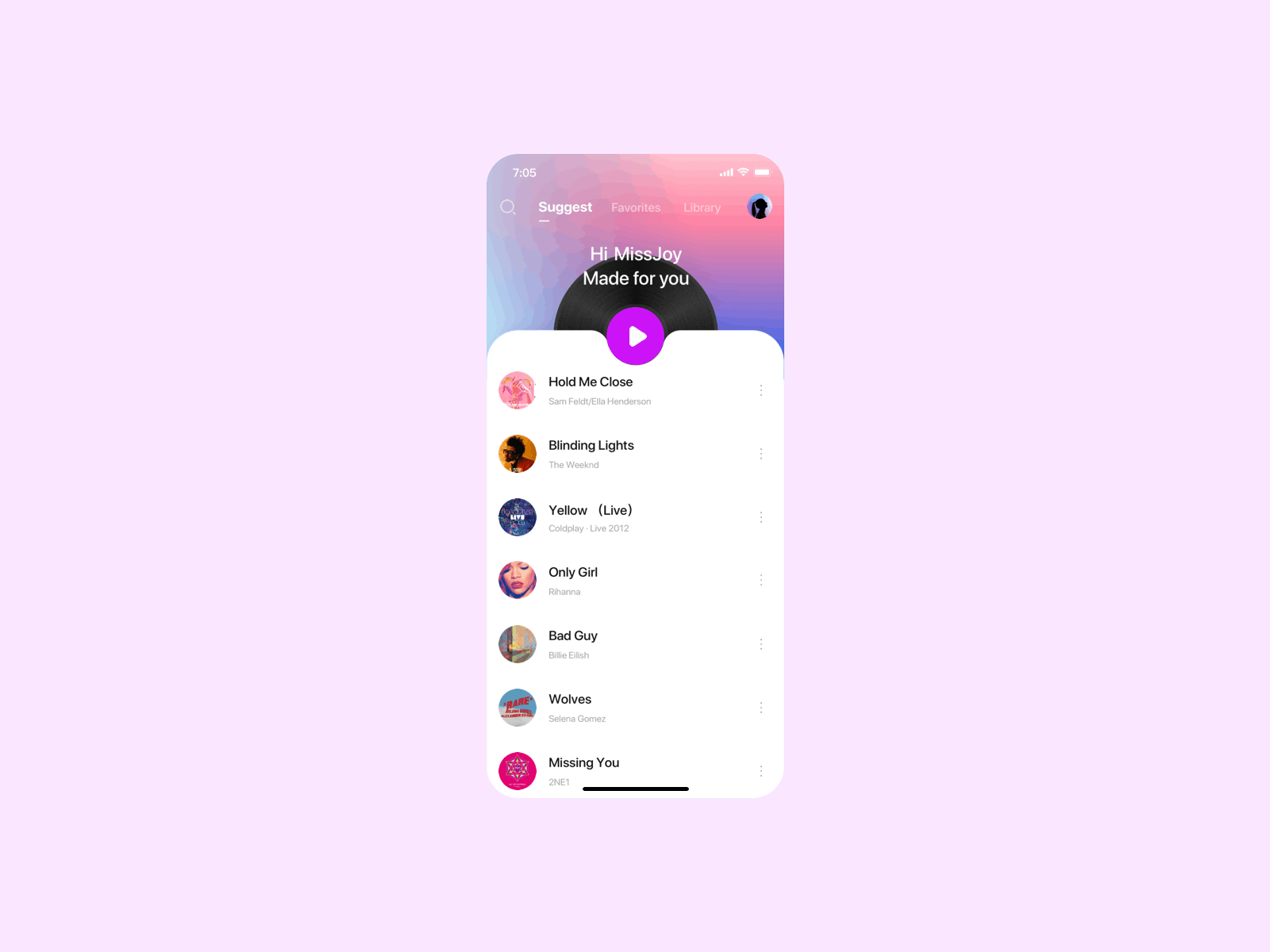 M.usic 音乐APP概念设计(图ZMjA3NTk1NzE2) - APP界面 - 站酷设计师短尾Joy原创素材 - 站酷ZCOOL