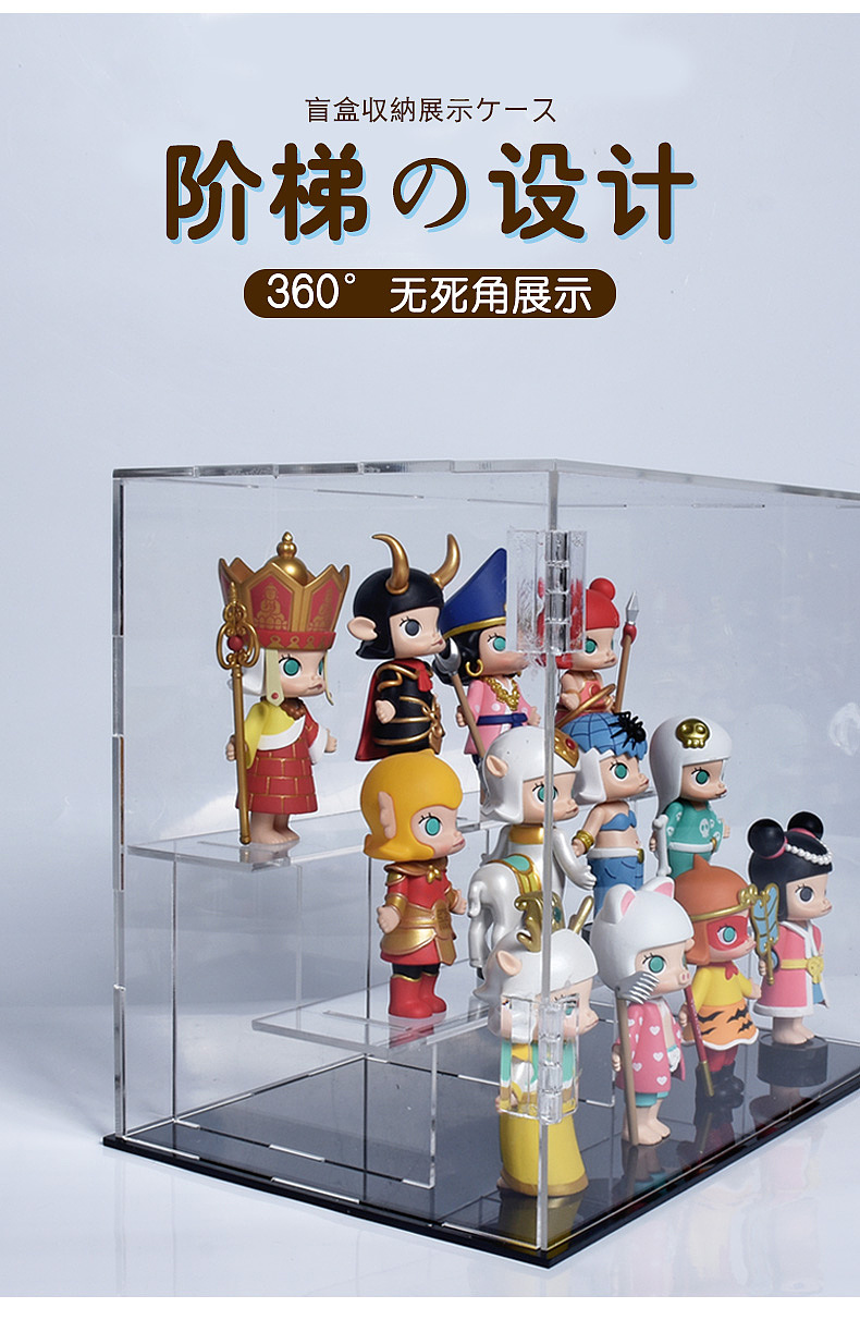 亚克力阶梯展示盒详情