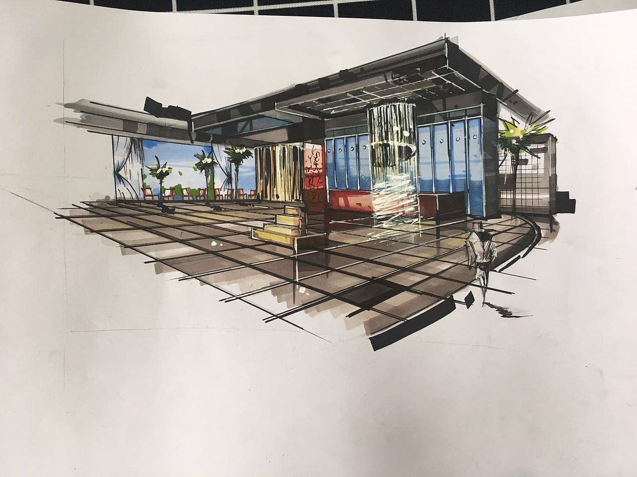 室内手绘效果图