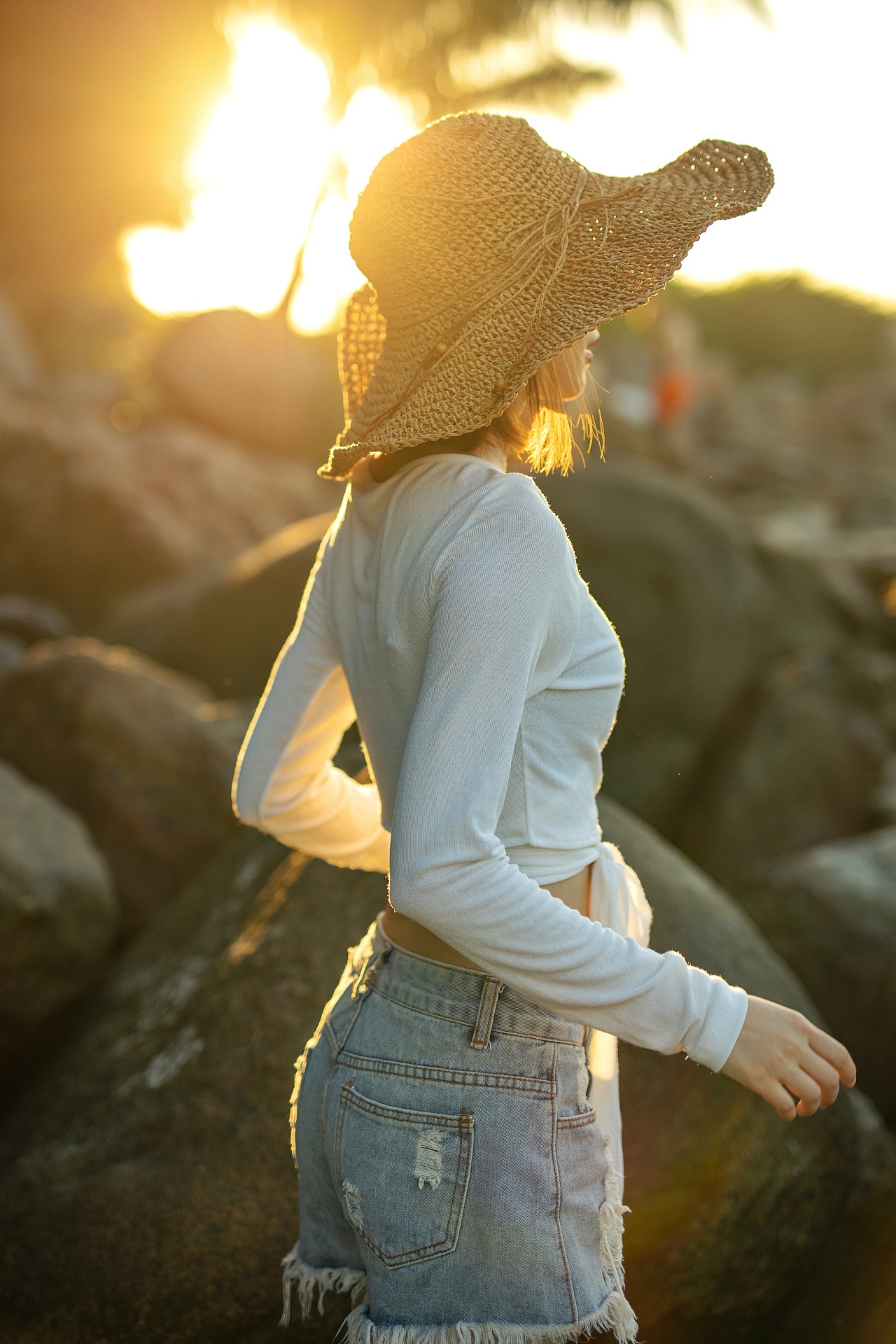 带上女朋友去旅行拍照