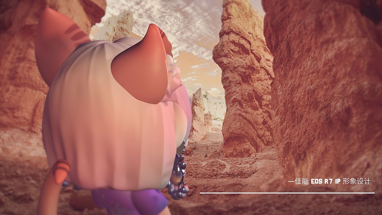 佳能相机青春专微R7 IP形象设计青春之眼——ICE