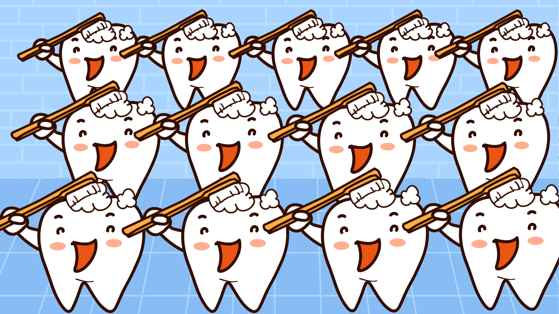 关爱口腔清洁牙齿插画图片素材免费下载 - 觅知网