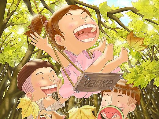 万科2017节气插画集