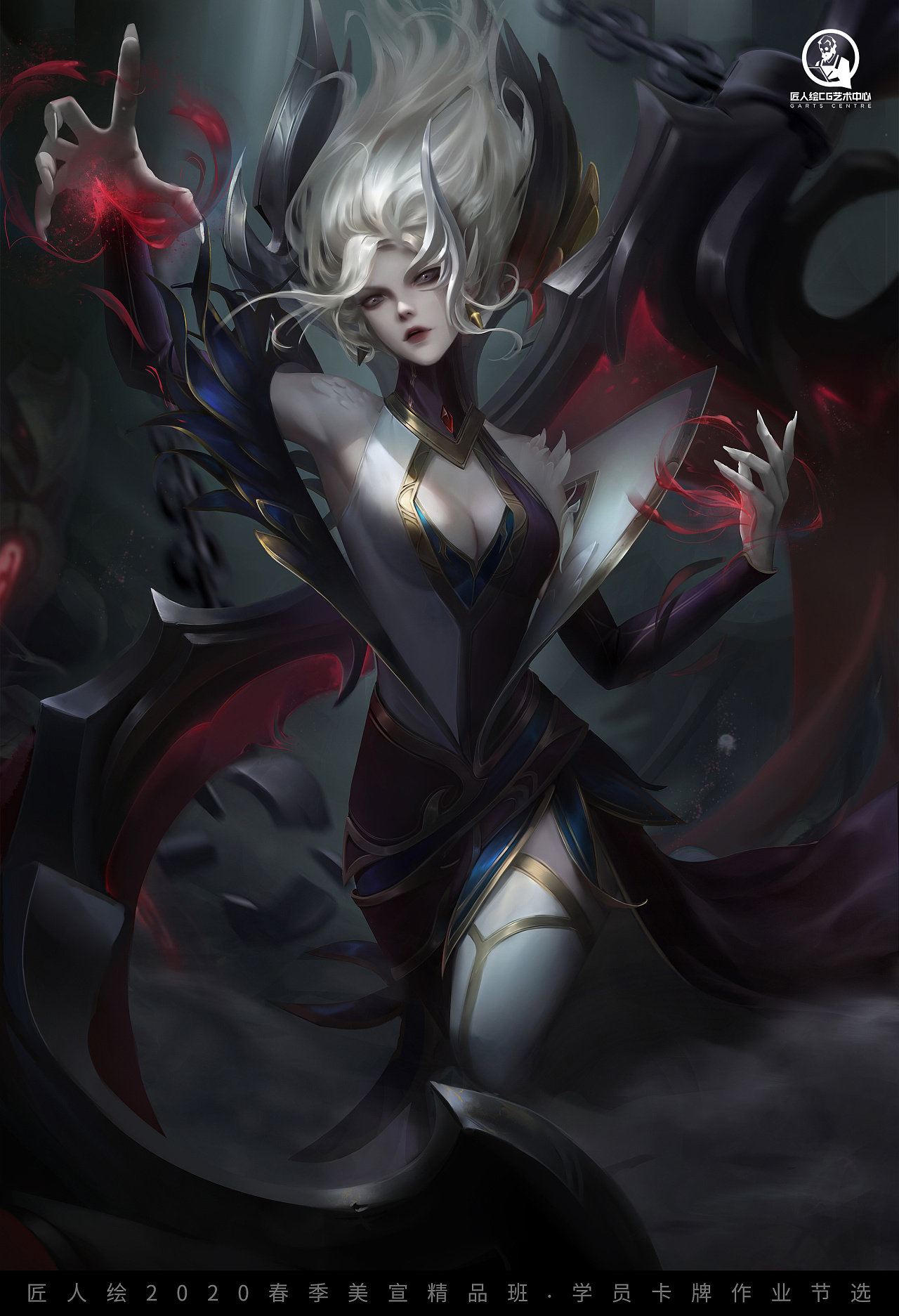 【匠人绘】20春游戏原画美宣班·学生卡牌作业节选一