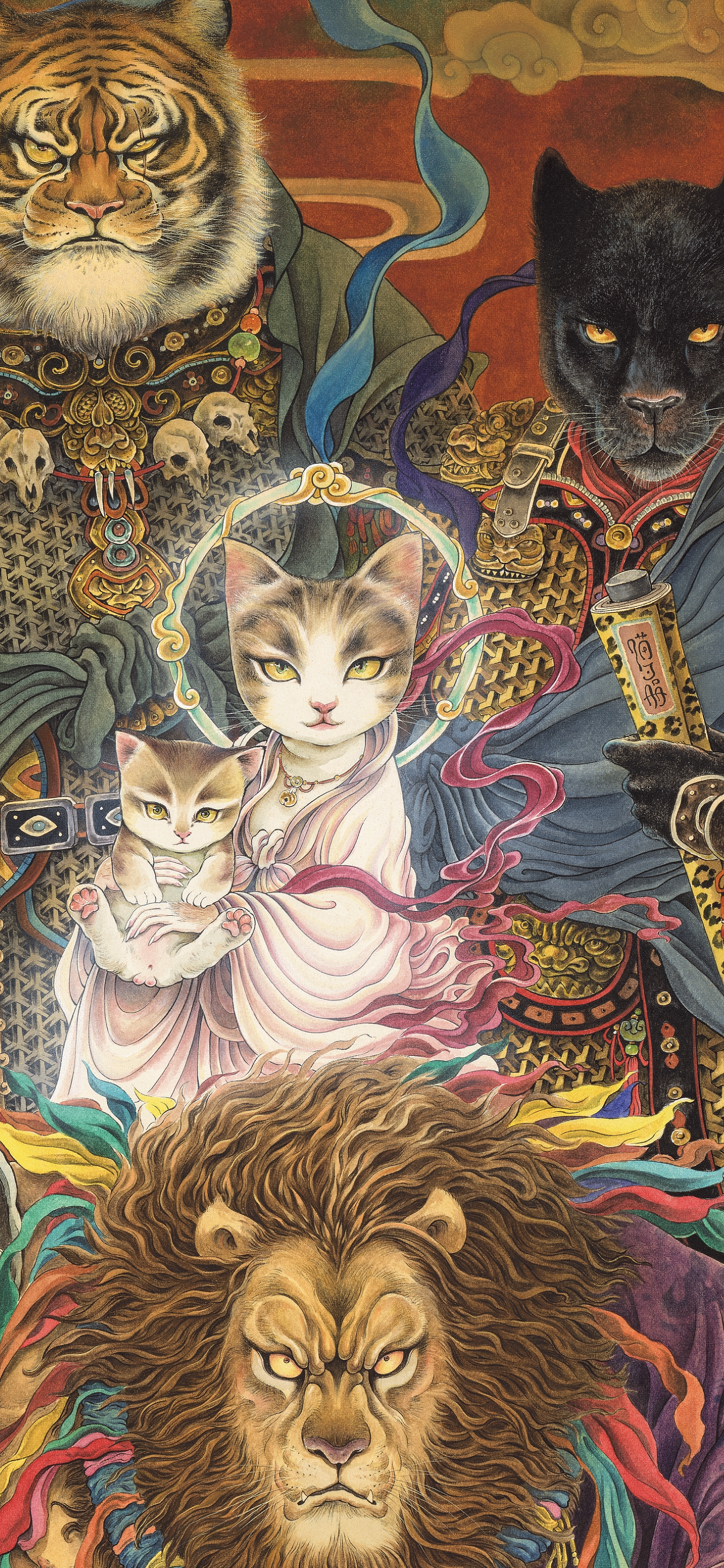 猫观音渣熊作重画3遍的图