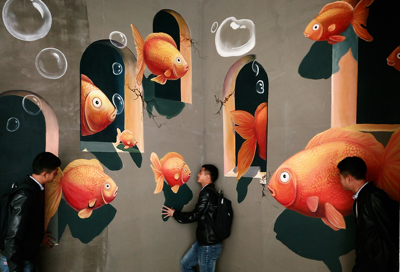 青海-自助餐厅壁画---（图ZNTM1MDc5NDA=） - 新锐潮流插画 - 站酷设计师壁尚手绘贵州墙绘原创素材 - 站酷ZCOOL