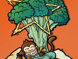 猴子星星花椰菜书