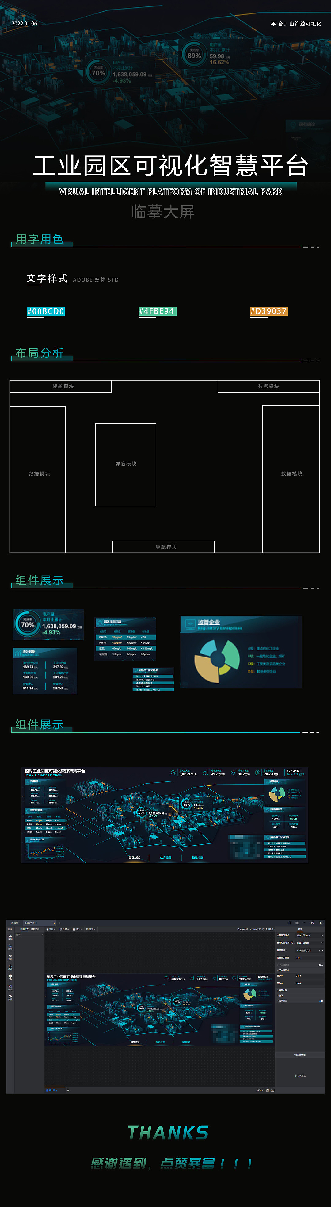 工业园区可视化智慧平台（图ZMjg1Nzc2Mjgw） - 软件界面 - 站酷设计师卡娃娃衣原创素材 - 站酷ZCOOL
