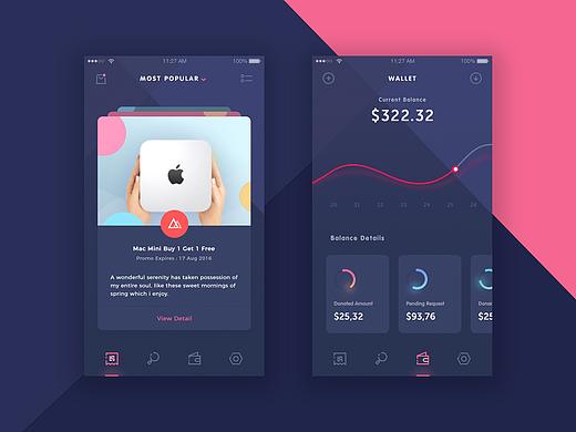 数据类卡片式界面