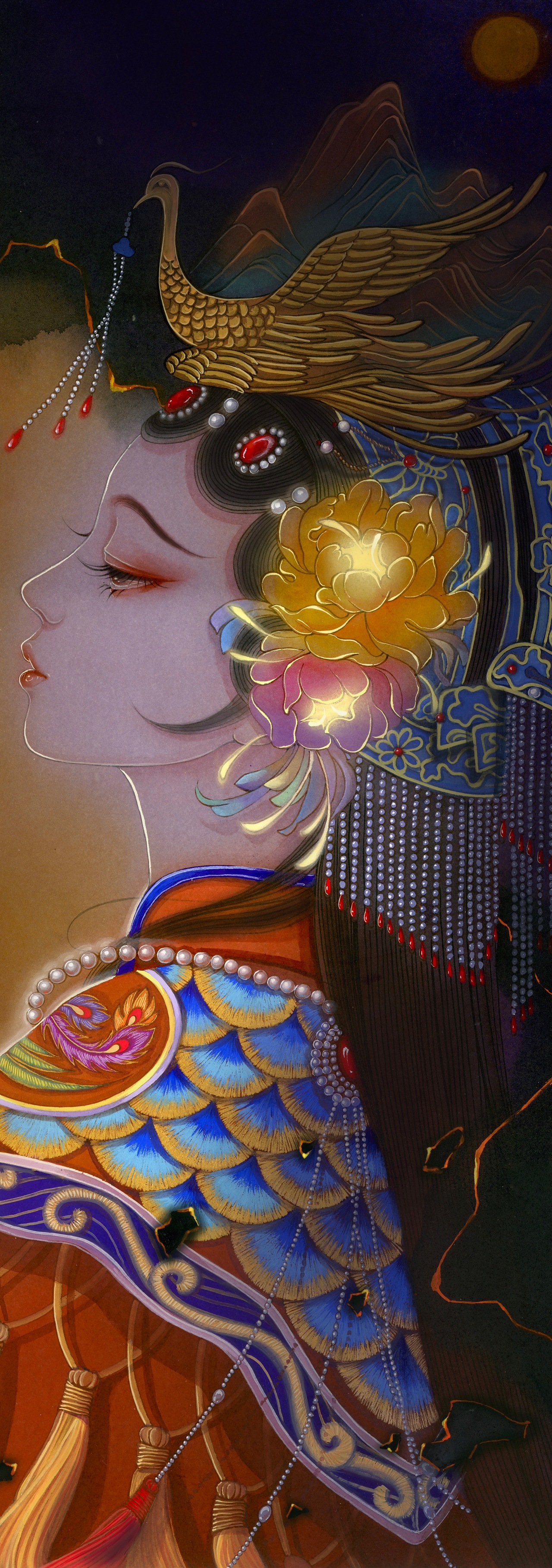 古风水彩插画国粹戏曲美女（图ZMzA0OTE2NDU2） - 创作习作 - 站酷设计师静兮水彩原创素材 - 站酷ZCOOL